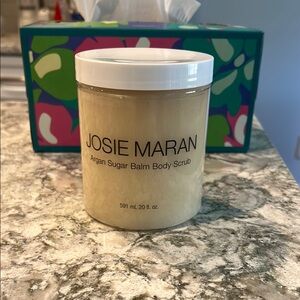 Josie Maran ( NEW)  Cream Argan Sugar Balm Body Scrub  20fl. oz.